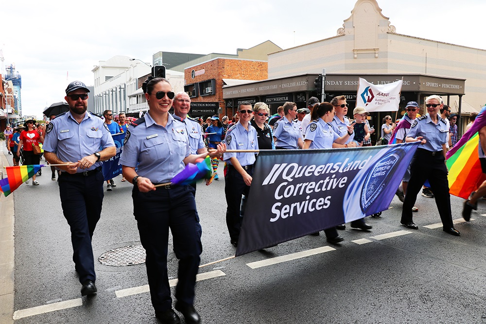 QCS joins public safety partners at Brisbane Pride March Mirage News