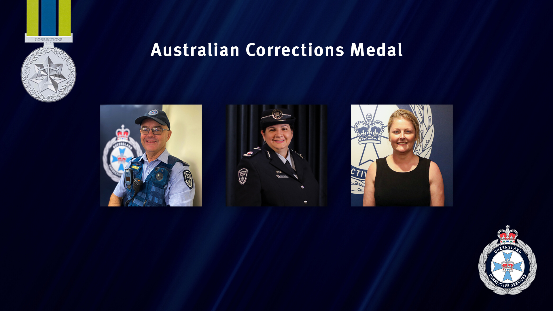 Queensland Corrective Services Australia Day Honours for QCS officers