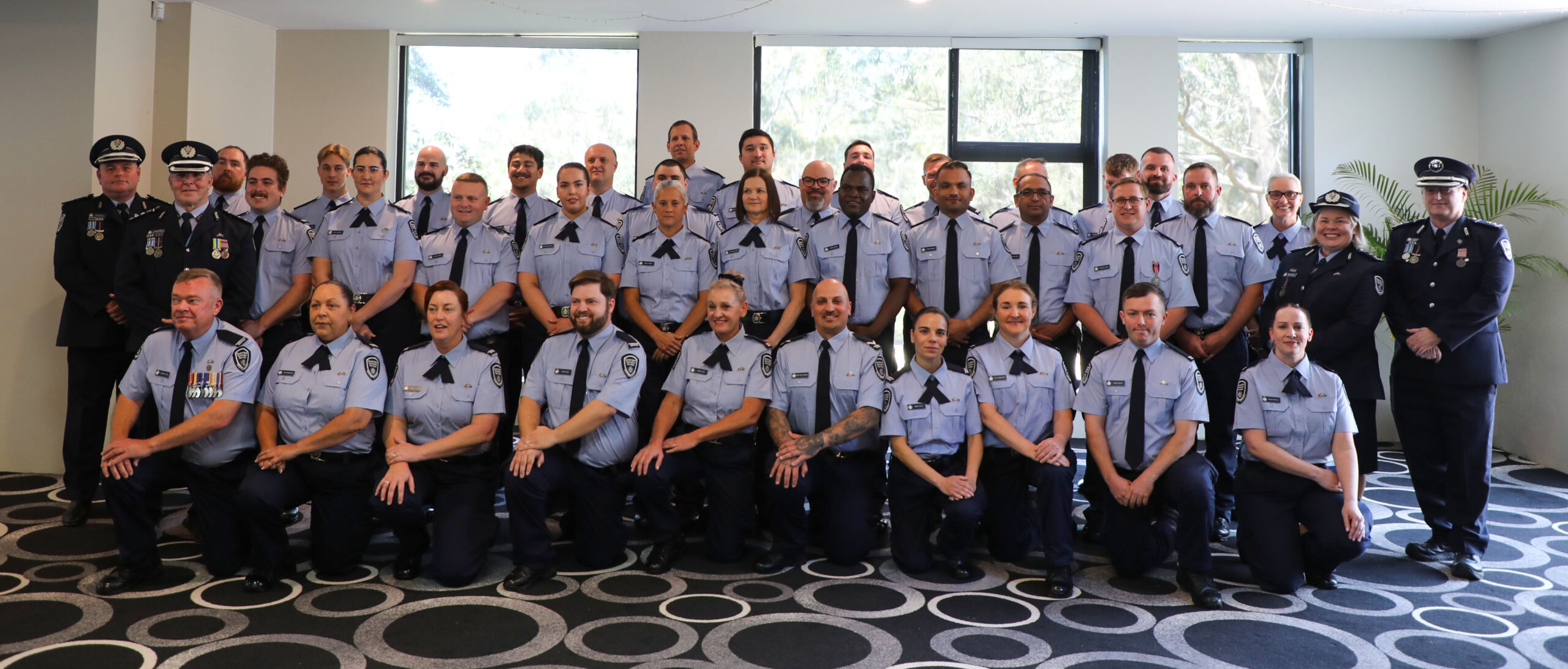 Group photo of new LVCC correctional officers