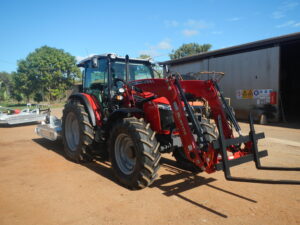 The prisoner was last seen driving a Red Massey Tractor with an attached front bucket, similar to that pictured, whilst conducting work duties at the Low Custody Farm.