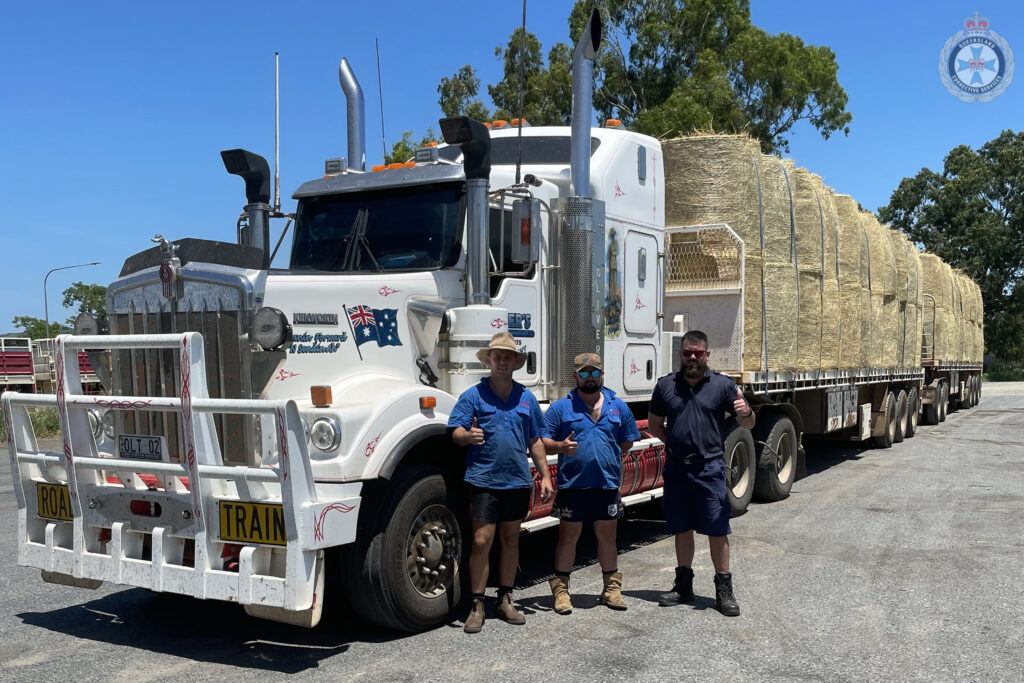Clermont Hay Donation